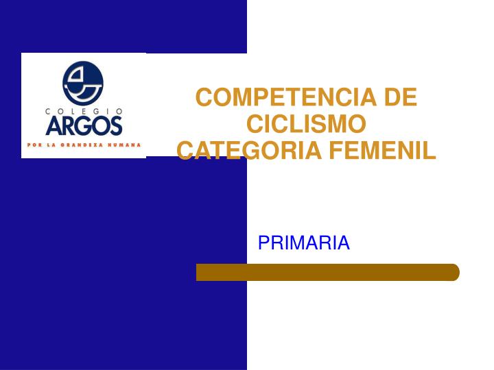 competencia de ciclismo categoria femenil