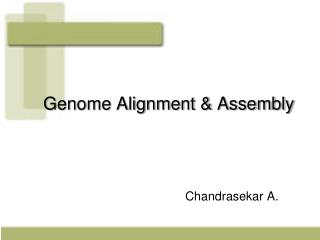 Genome Alignment &amp; Assembly