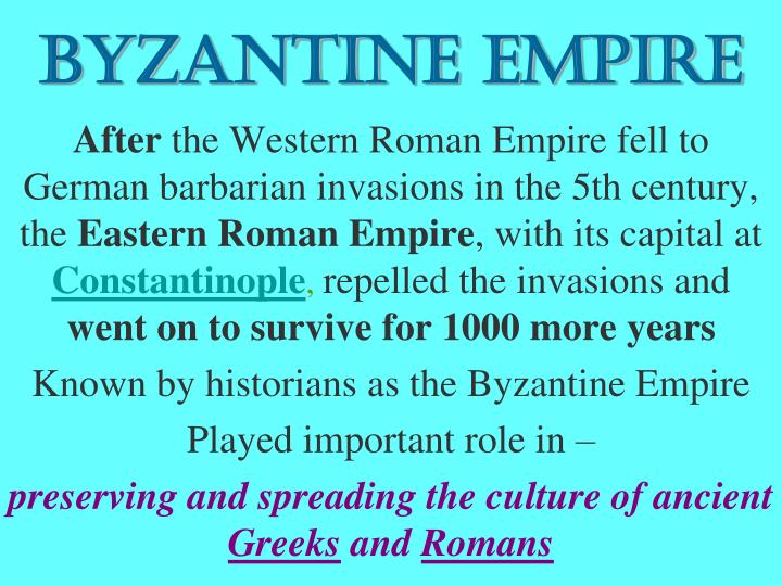 byzantine empire