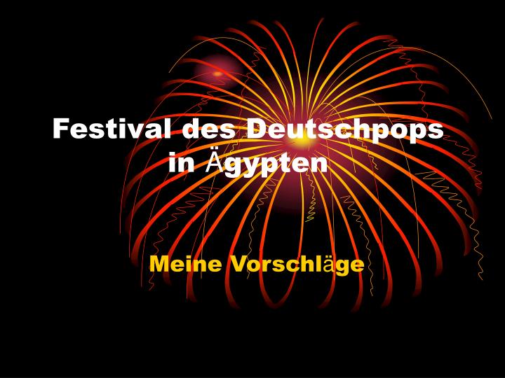 festival des deutschpops in gypten