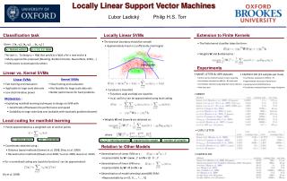 Locally Linear Support Vector Machines