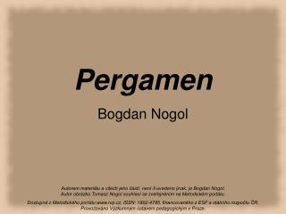 pergamen bogdan nogol