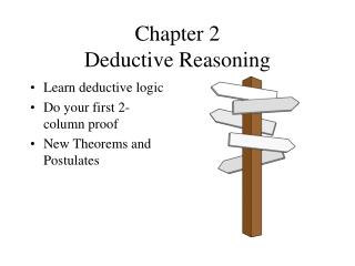 Chapter 2 Deductive Reasoning