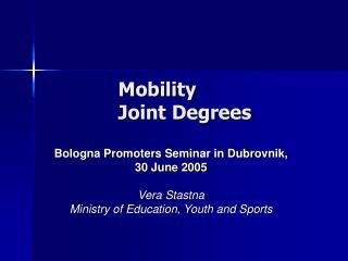 mobility joint degrees