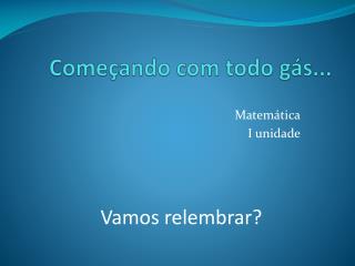 come ando com todo g s