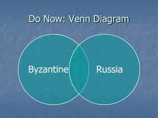 Do Now: Venn Diagram