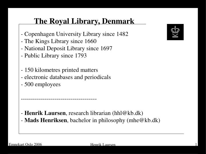 the royal library denmark