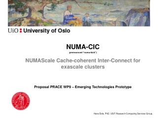 NUMAScale Cache-coherent Inter-Connect for exascale clusters