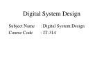 Digital System Design - slide 1