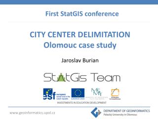 CITY CENTER DELIMITATION Olomouc case study