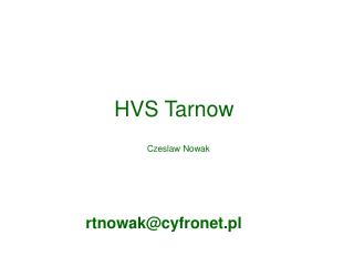 HVS Tarnow