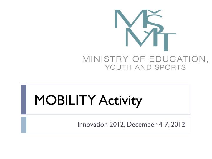 mobility activity