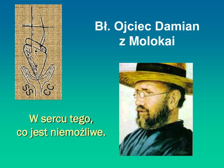 b ojciec damian z molokai