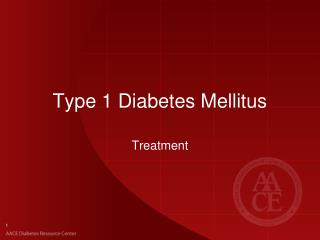 Type 1 Diabetes Mellitus