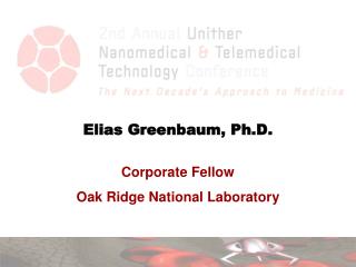 Elias Greenbaum, Ph.D.