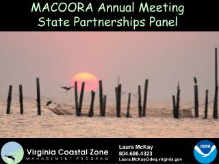 MACOORA Annual Meeting State Partnerships Panel