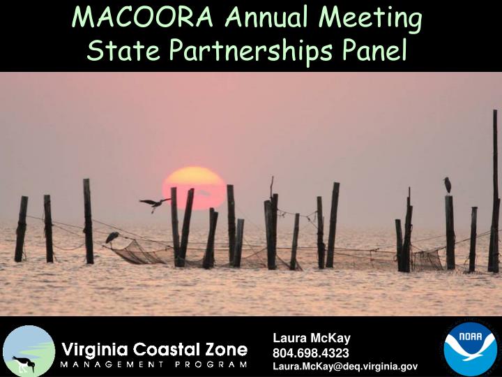 macoora annual meeting state partnerships panel