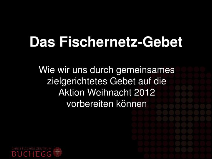 das fischernetz gebet