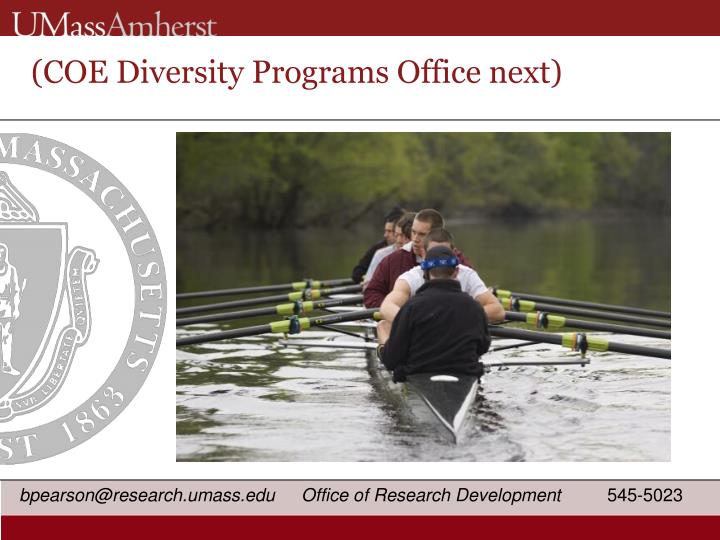 coe diversity programs office next