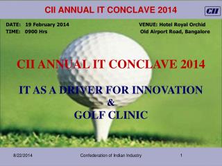 CII annual IT Conclave 2014