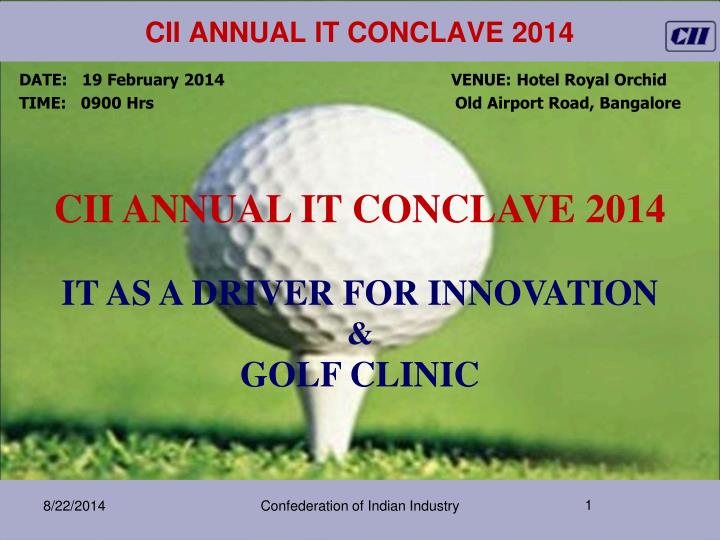 cii annual it conclave 2014