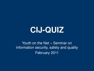 CIJ-QUIZ