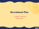 Recruitment Plan - slide 1