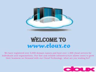 Cloux - Cloud Server Provider