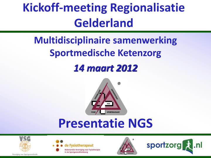 kickoff meeting regionalisatie gelderland