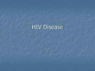 HIV Disease