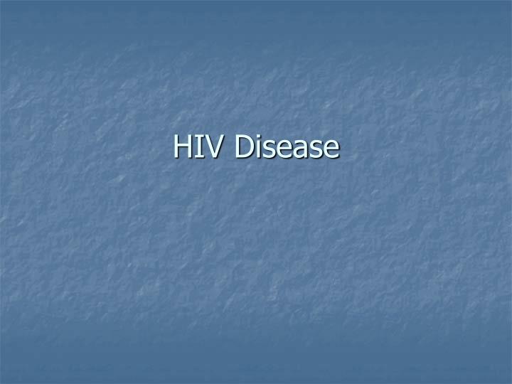 hiv disease