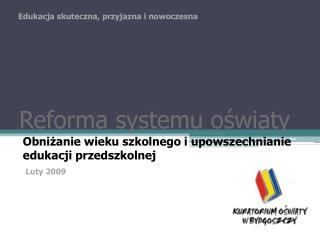 reforma systemu o wiaty