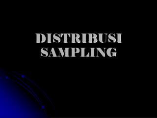distribusi sampling