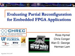 Evaluating Partial Reconfiguration for Embedded FPGA Applications