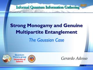 Strong Monogamy and Genuine Multipartite Entanglement