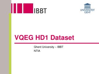 VQEG HD1 Dataset