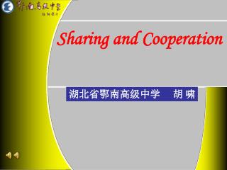 Sharing and Cooperation