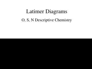 Latimer Diagrams