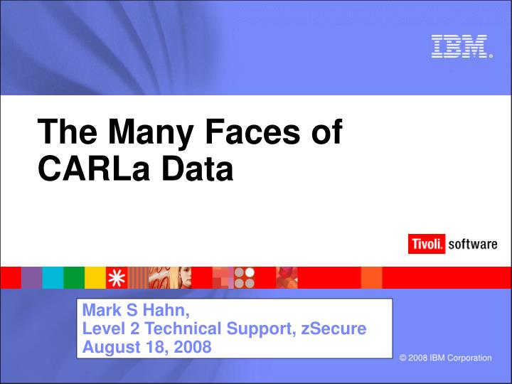 mark s hahn level 2 technical support zsecure august 18 2008