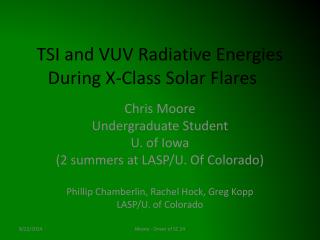TSI and VUV Radiative Energies During X-Class Solar Flares