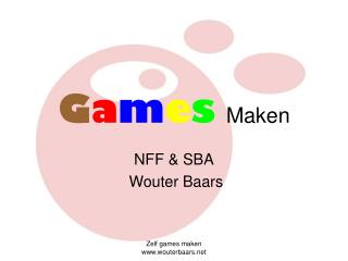 g a m e s maken