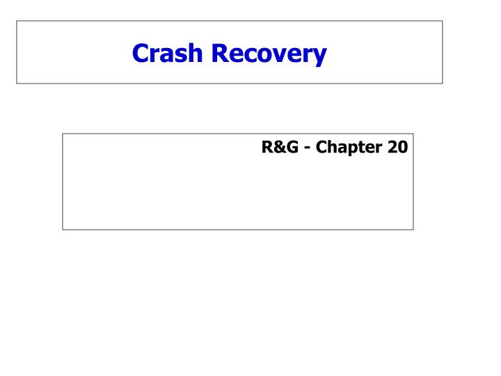 crash recovery