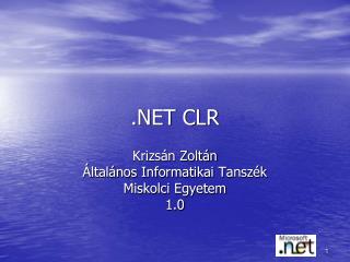 net clr