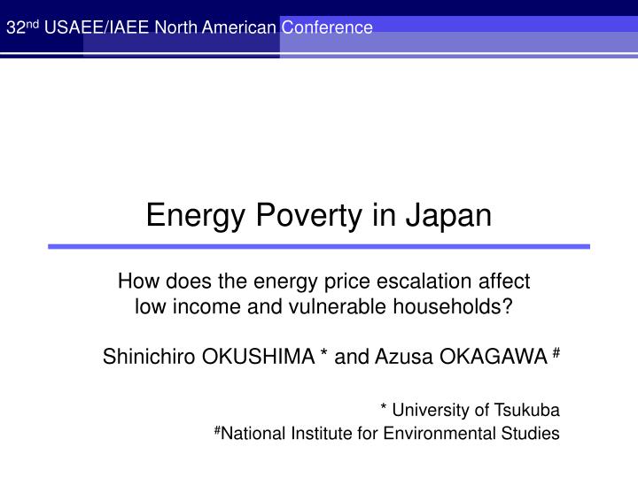 energy poverty in japan