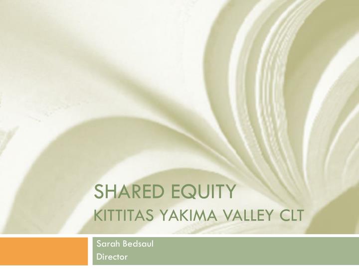 shared equity kittitas yakima valley clt