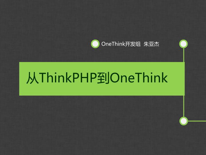 thinkphp onethink