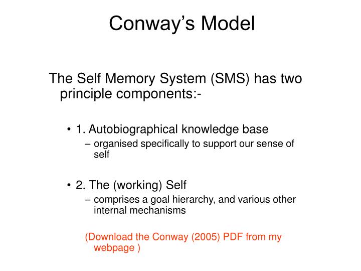 conway s model