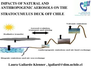 IMPACTS OF NATURAL AND ANTHROPOGENIC AEROSOLS ON THE STRATOCUMULUS DECK OFF CHILE