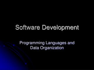 Software Development