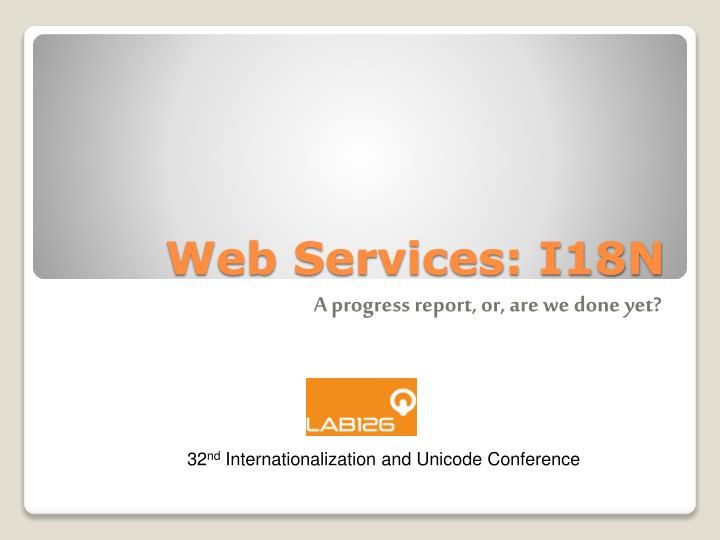 web services i18n